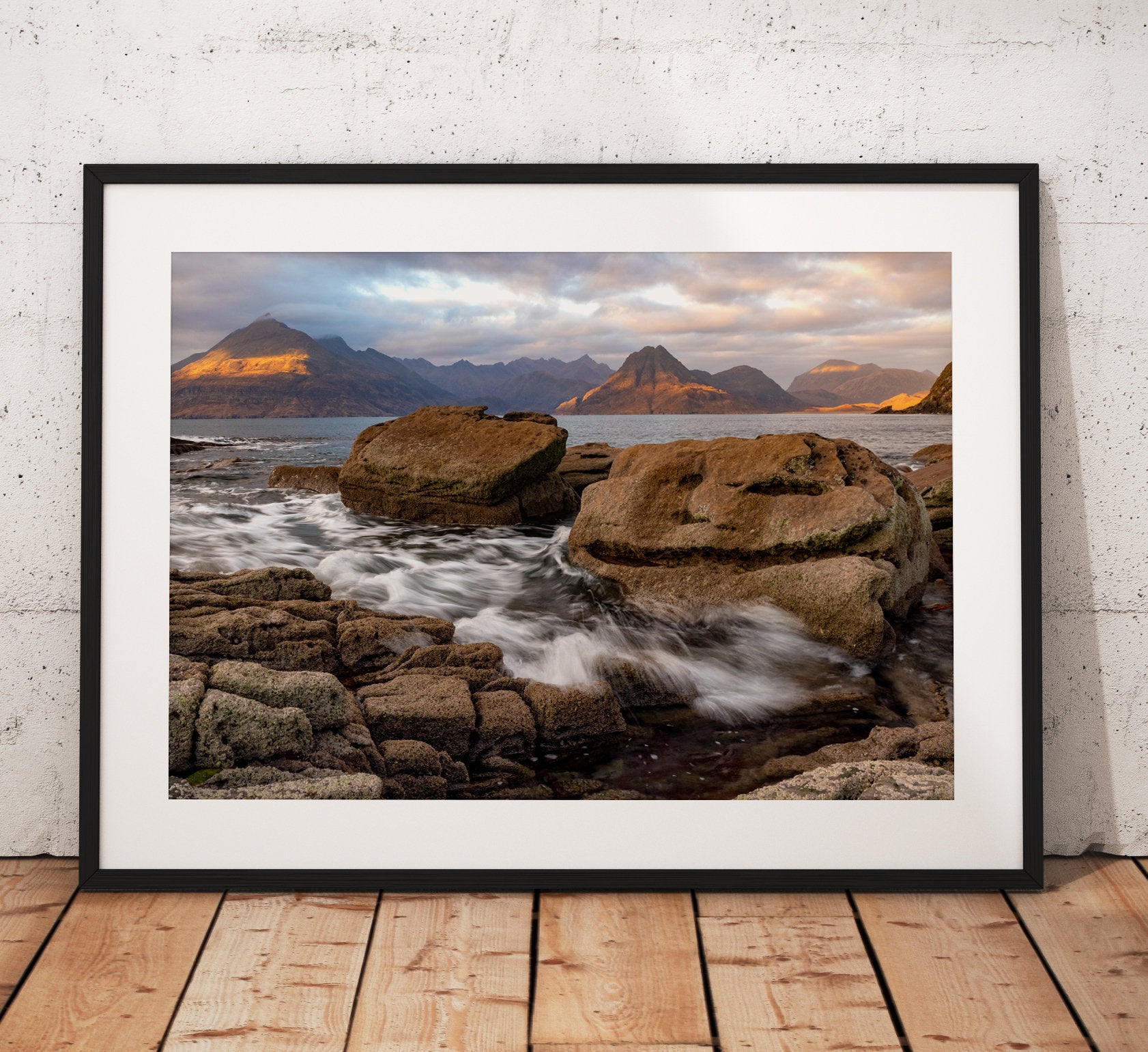 A happy Landscape Photograph taken at the village of Elgol on the Isle of Skye in the Scottish Highlands, UK