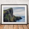 Isle of Skye Landscape photo, Neist Point, Lighthouse, Scotland,  Scottish Highlands,  Dramatic, Coast, Wall Art