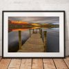 Lake District Landscape Photography, Derwentwater, ashness, Cumbria, England. Landscape Photo. Mounted print. sunrise.