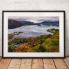Lake District Landscape Photography, Derwentwater, Catbells, Cumbria, Autumn,  England. Landscape Photo. Mounted print. sunrise.