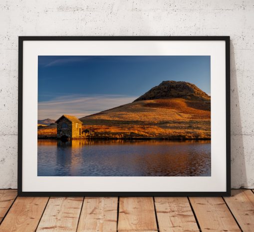 Lake District Landscape Photography, Devoke water, Sunrise, Cumbria, England. Landscape Photo. Mounted print. Wall Art.