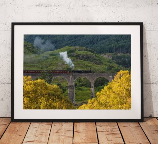 Railway photography, Glenfinnan Viaduct, Highlands, Scottish, Harry Potter, Steam Train, Photo, Scotland, Jacobite train, Print, Wall Art