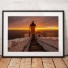 St Abbs Lighthouse Sunset