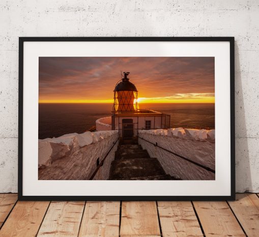 St Abbs Lighthouse Sunset